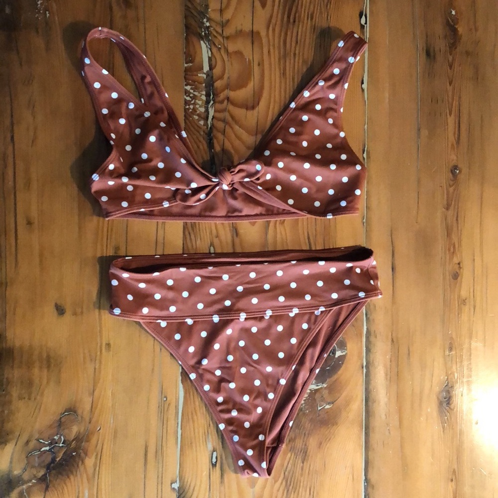 L.A. Hearts by PacSun High Waisted Polka Dot Bikini